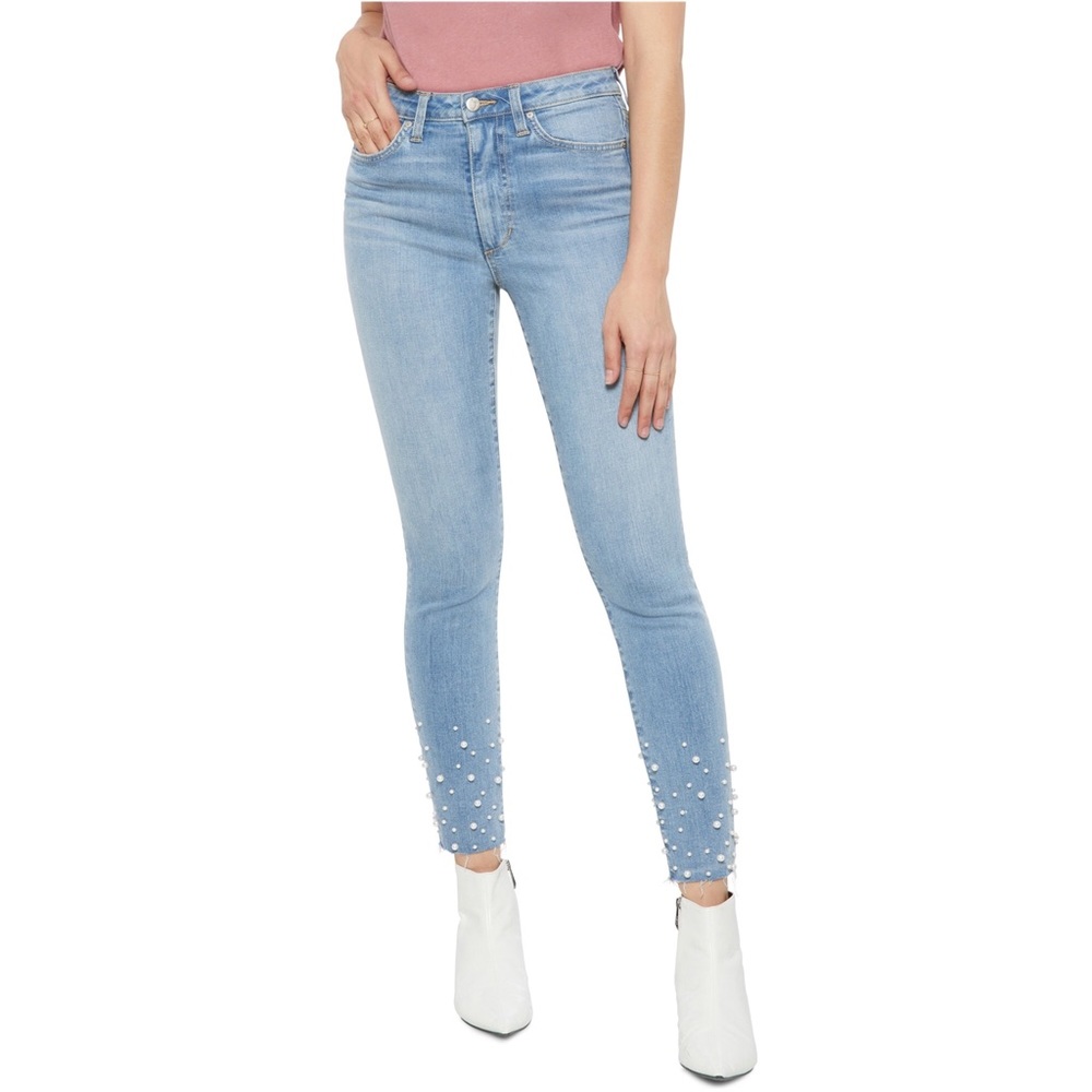 Joe's Jeans
The Charlie Embellished Ankle Skinny Jeans
